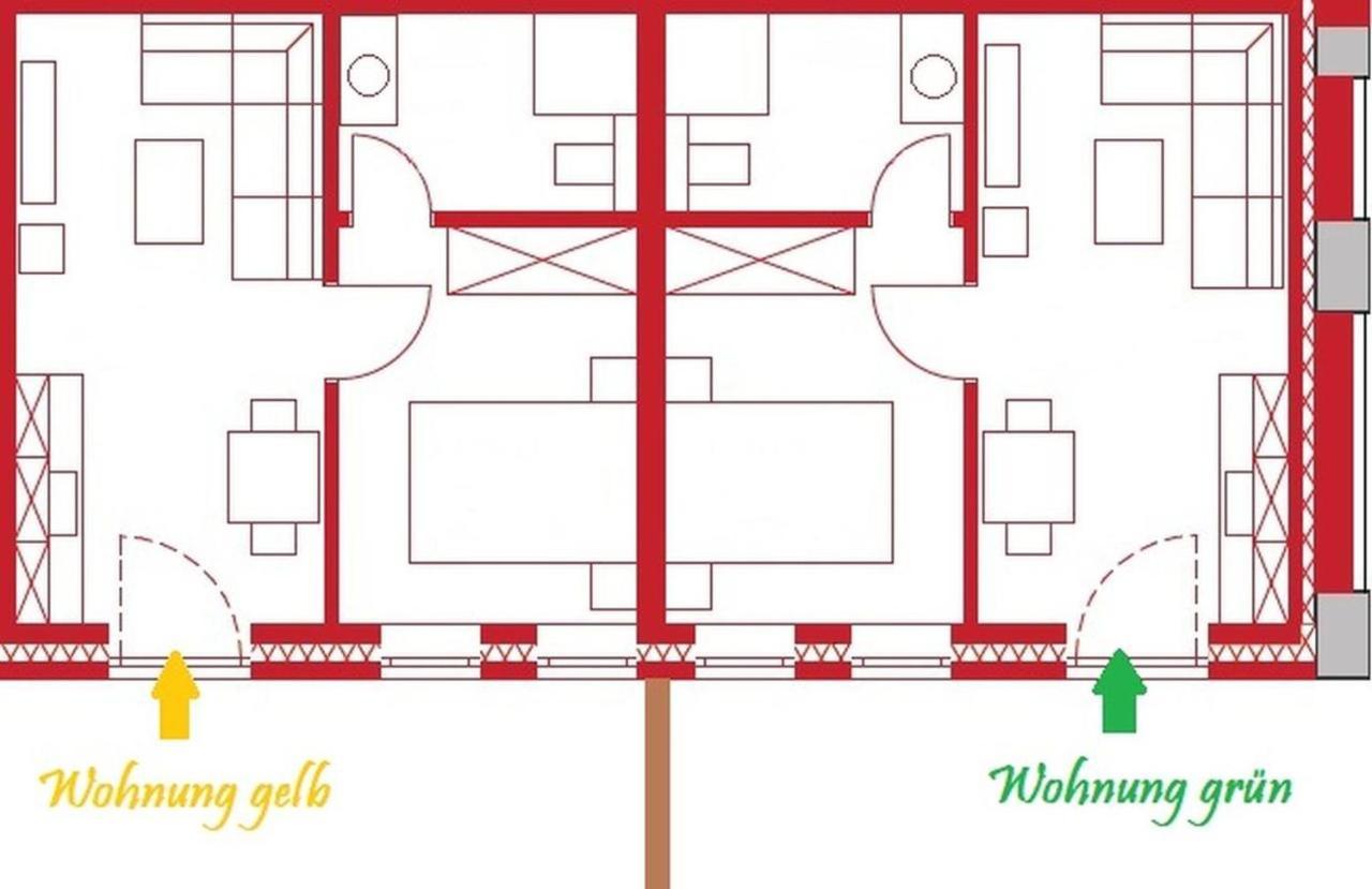 Ferienwohnungen Unter Den Eichen Stade Luaran gambar